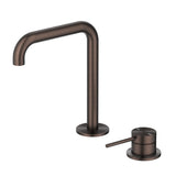 Mica Soft-Square Hob Basin Mixer Set
