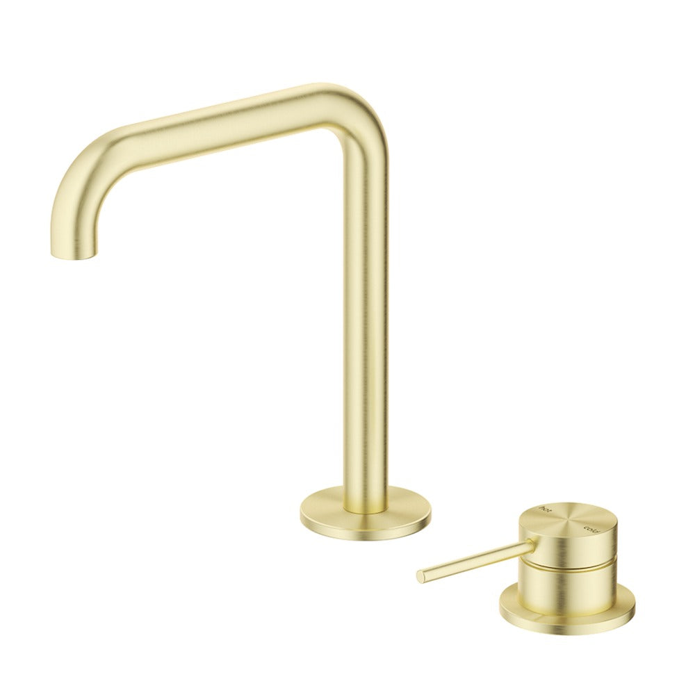 Mica Soft-Square Hob Basin Mixer Set