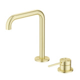 Mica Soft-Square Hob Basin Mixer Set