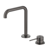 Mica Soft-Square Hob Basin Mixer Set