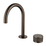 Mica Fluted Gooseneck Hob Basin Mixer Set