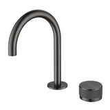 Mica Fluted Gooseneck Hob Basin Mixer Set