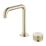 Mica Fluted Soft-Square Hob Basin Mixer Set