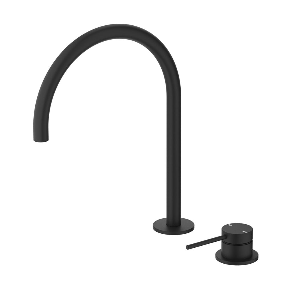 Mica Gooseneck Hob Sink/Basin Mixer Set