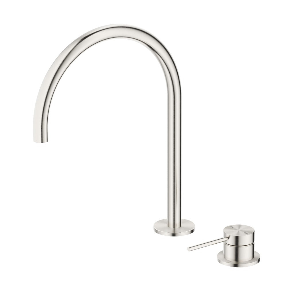 Mica Gooseneck Hob Sink/Basin Mixer Set