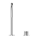 Mica Gooseneck Hob Sink/Basin Mixer Set - Chrome