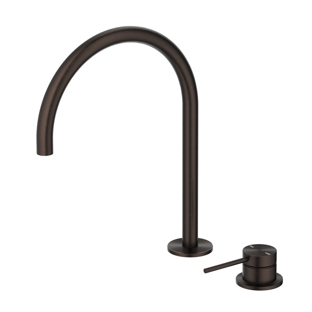 Mica Gooseneck Hob Sink/Basin Mixer Set