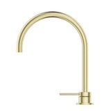 Mica Gooseneck Hob Sink/Basin Mixer Set - French Gold