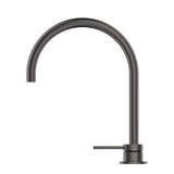 Mica Gooseneck Hob Sink/Basin Mixer Set - Gunmetal