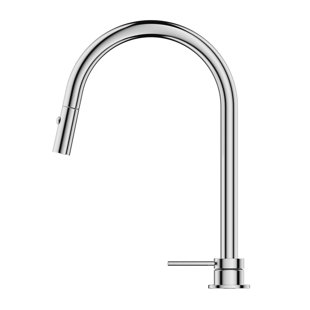 Mica Pull-Out Hob Mixer Set - Chrome