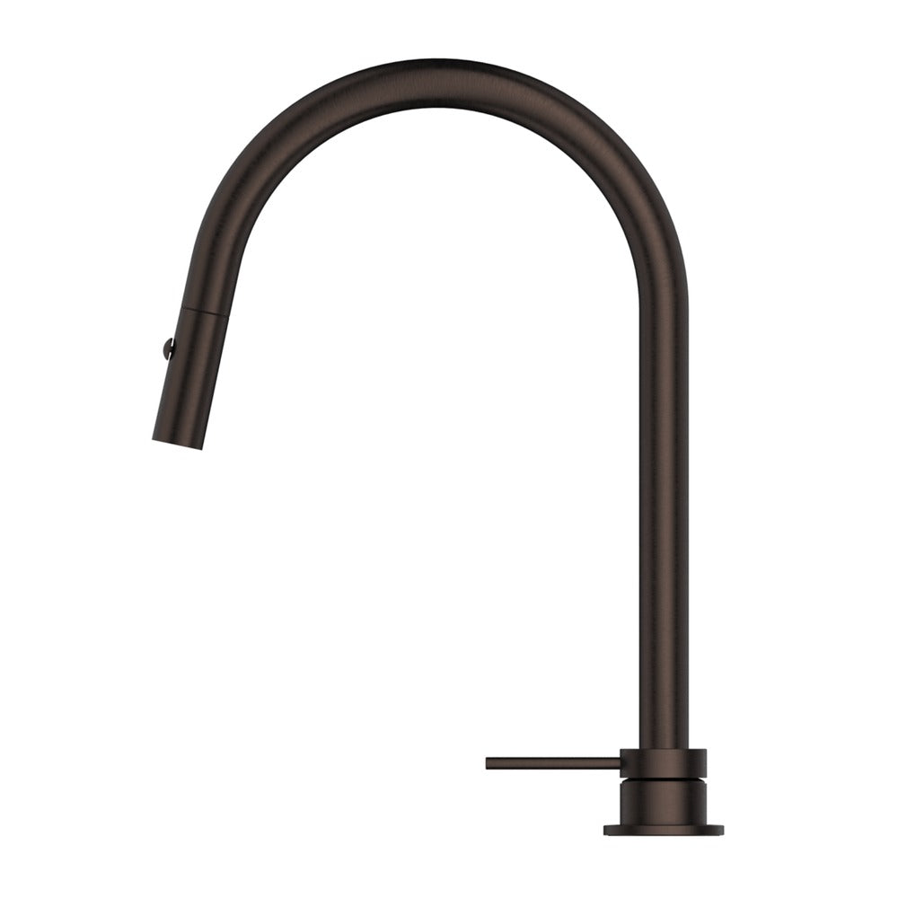 Mica Pull-Out Hob Mixer Set - Dusk Bronze