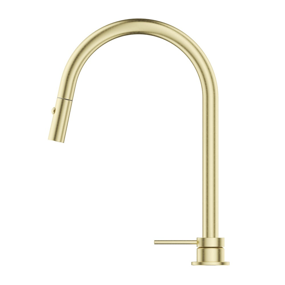 Mica Pull-Out Hob Mixer Set - French Gold