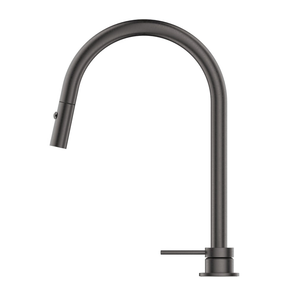 Mica Pull-Out Hob Mixer Set - Gunmetal