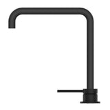 Mica Soft-Square Hob Sink/Basin Mixer Set - Black