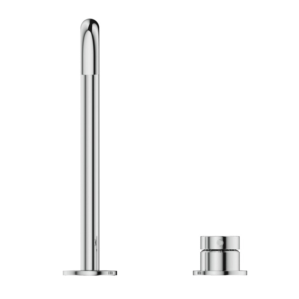 Mica Soft-Square Hob Sink/Basin Mixer Set - Chrome