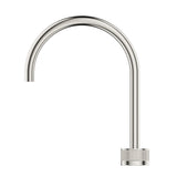 Mica Fluted Gooseneck Hob Sink/Basin Mixer Set - Brushed Nickel