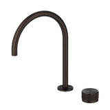 Mica Fluted Gooseneck Hob Sink/Basin Mixer Set