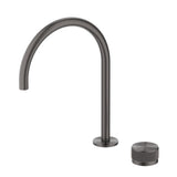 Mica Fluted Gooseneck Hob Sink/Basin Mixer Set