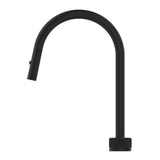Mica Fluted Pull-Out Hob Mixer Set - Black