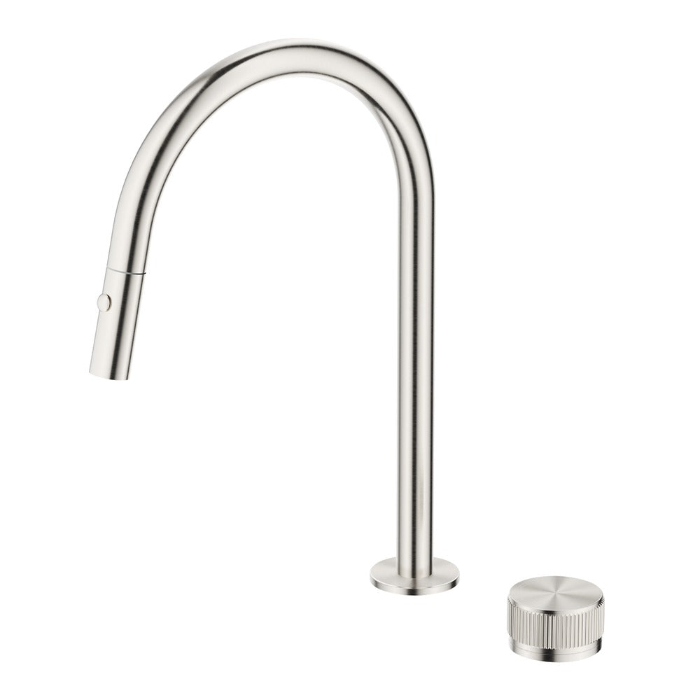 Mica Fluted Pull-Out Hob Mixer Set