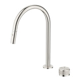 Mica Fluted Pull-Out Hob Mixer Set