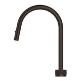 Mica Fluted Pull-Out Hob Mixer Set - Dusk Bronze