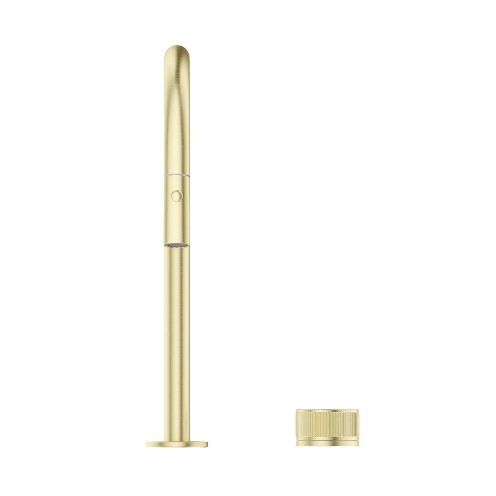 Mica Fluted Pull-Out Hob Mixer Set - French Gold