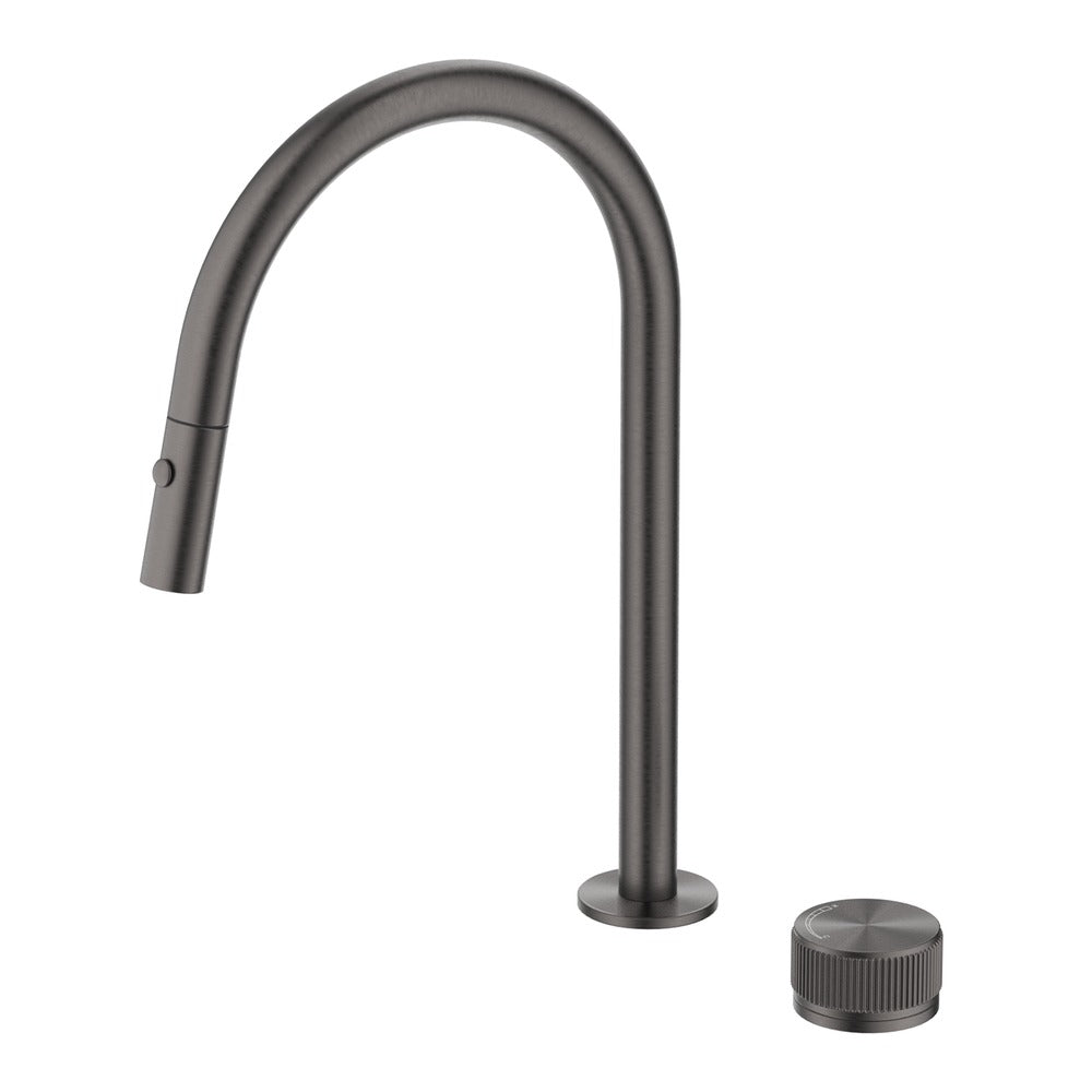 Mica Fluted Pull-Out Hob Mixer Set