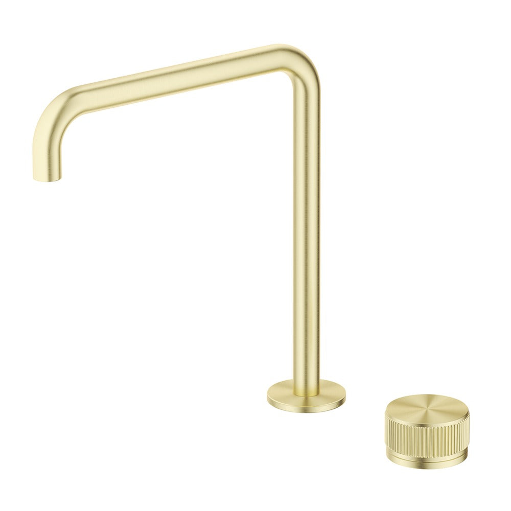 Mica Fluted Soft-Square Hob Sink/Basin Mixer Set