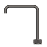 Mica Fluted Soft-Square Hob Sink/Basin Mixer Set - Gunmetal
