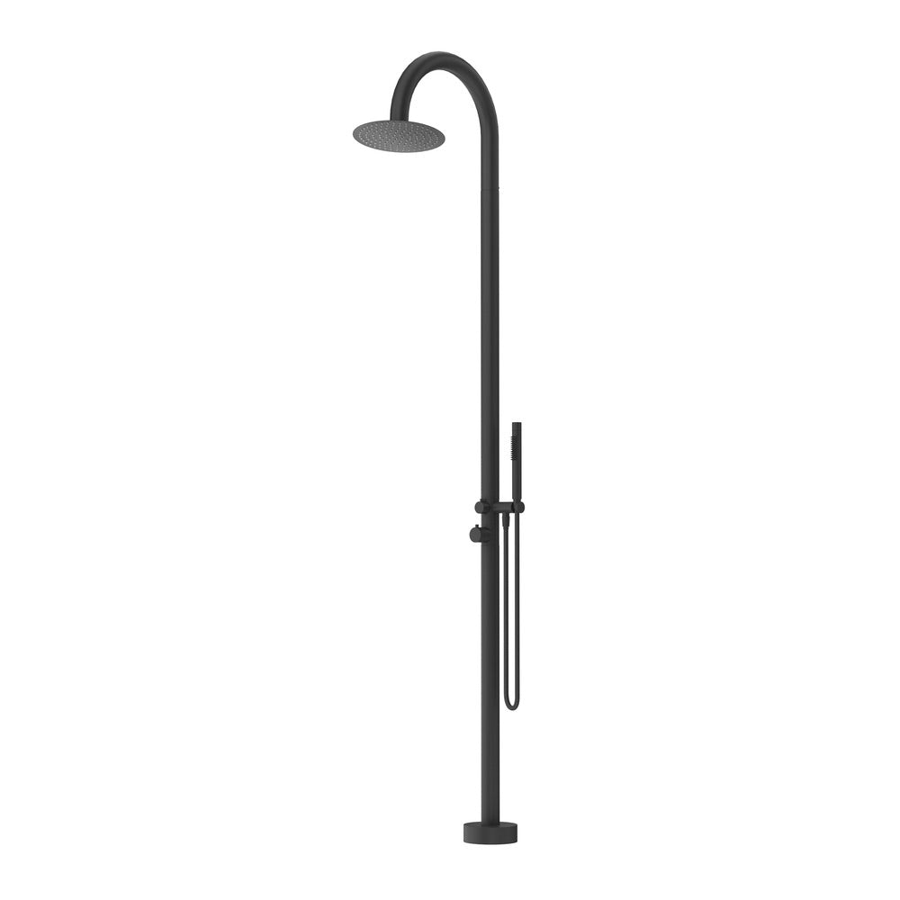 Mica Gooseneck Freestanding Outdoor Shower