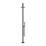 Mica Gooseneck Freestanding Outdoor Shower - Dusk Bronze