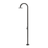 Mica Gooseneck Freestanding Outdoor Shower - Gunmetal
