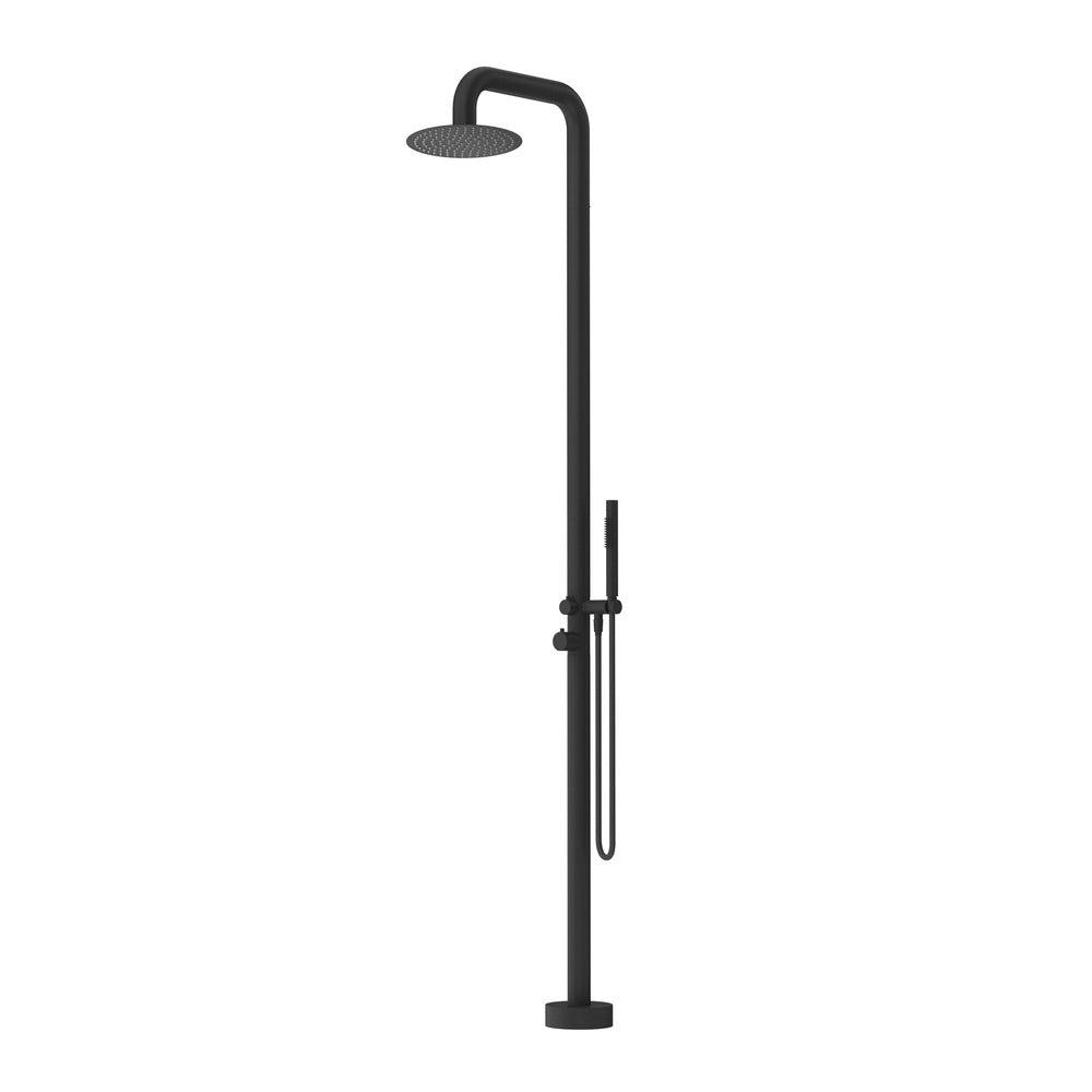 Mica Soft Square Freestanding Outdoor Shower