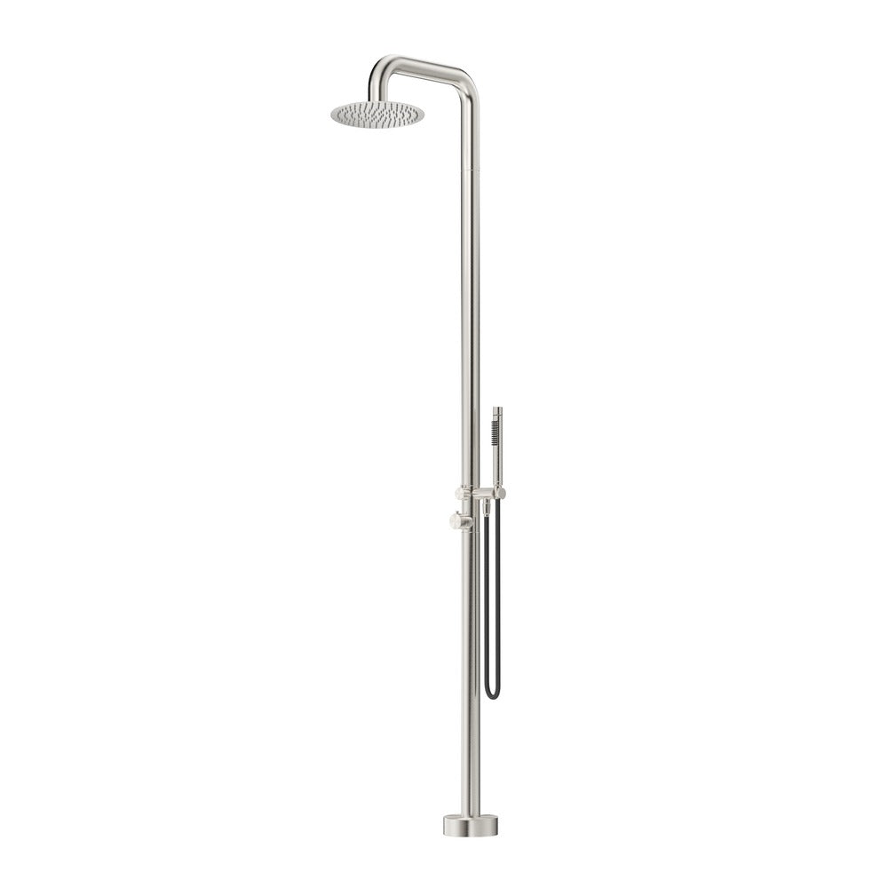 Mica Soft Square Freestanding Outdoor Shower