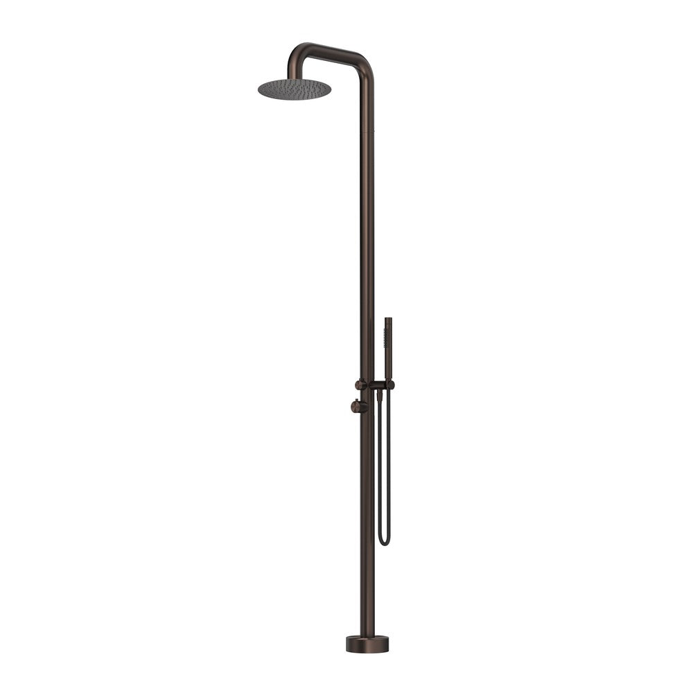 Mica Soft Square Freestanding Outdoor Shower