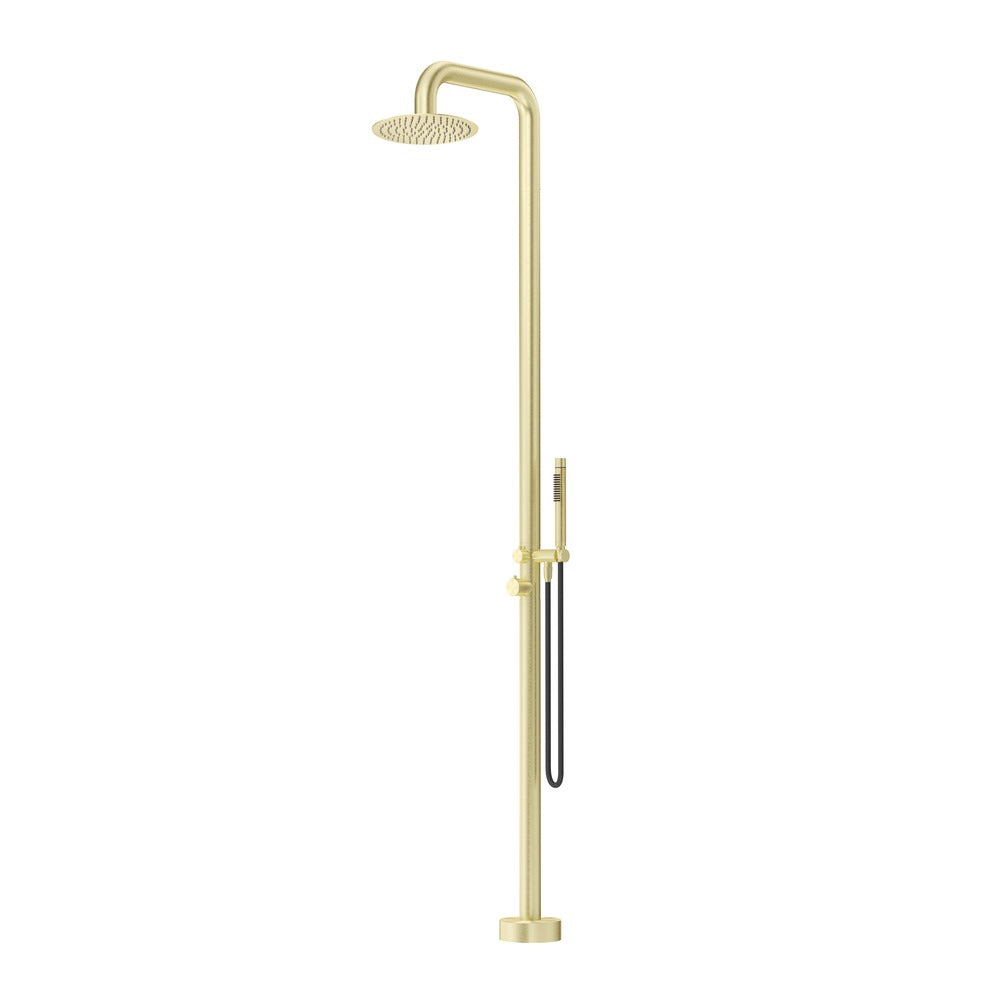 Mica Soft Square Freestanding Outdoor Shower