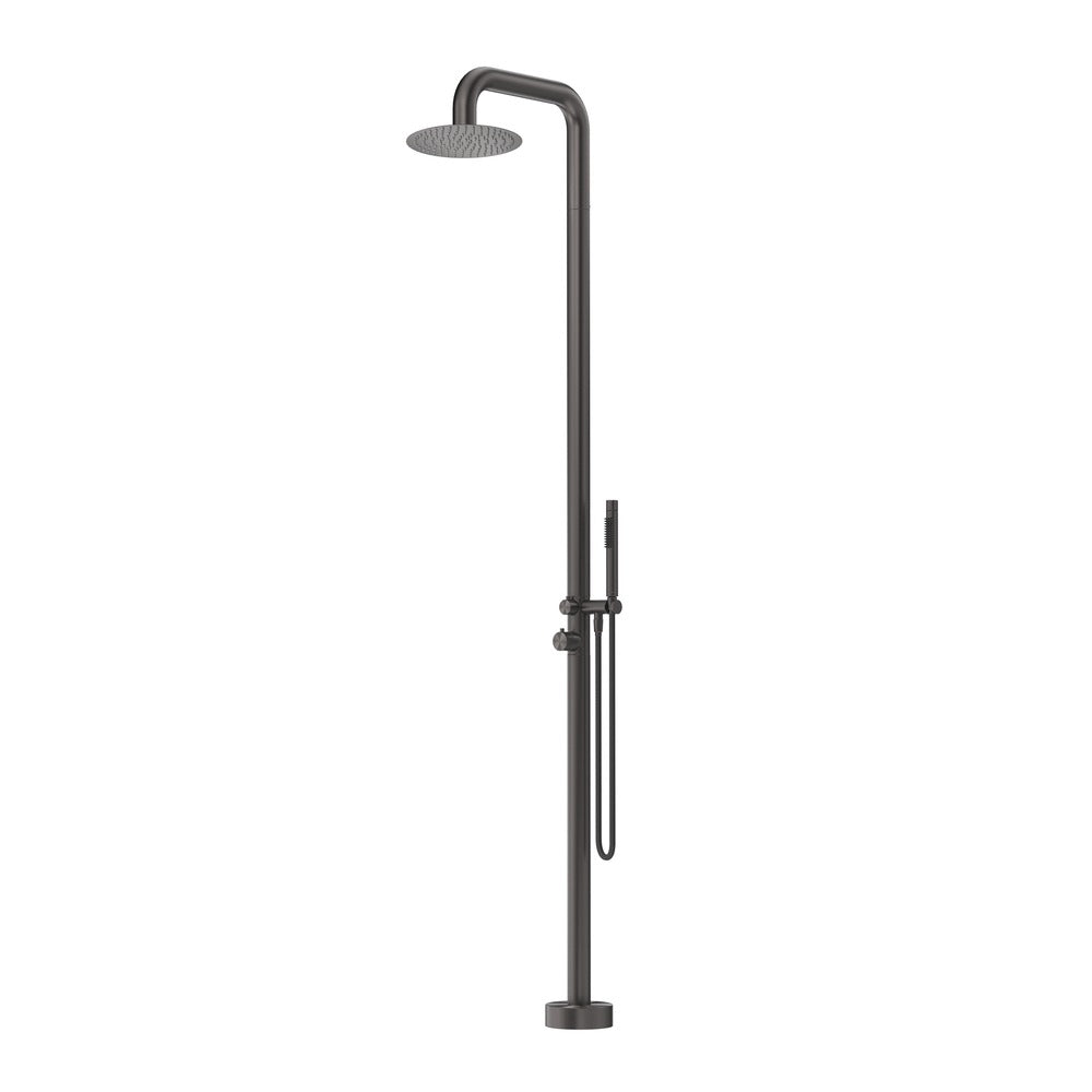 Mica Soft Square Freestanding Outdoor Shower