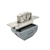 Karina Push Lock Handle - Brushed Nickel