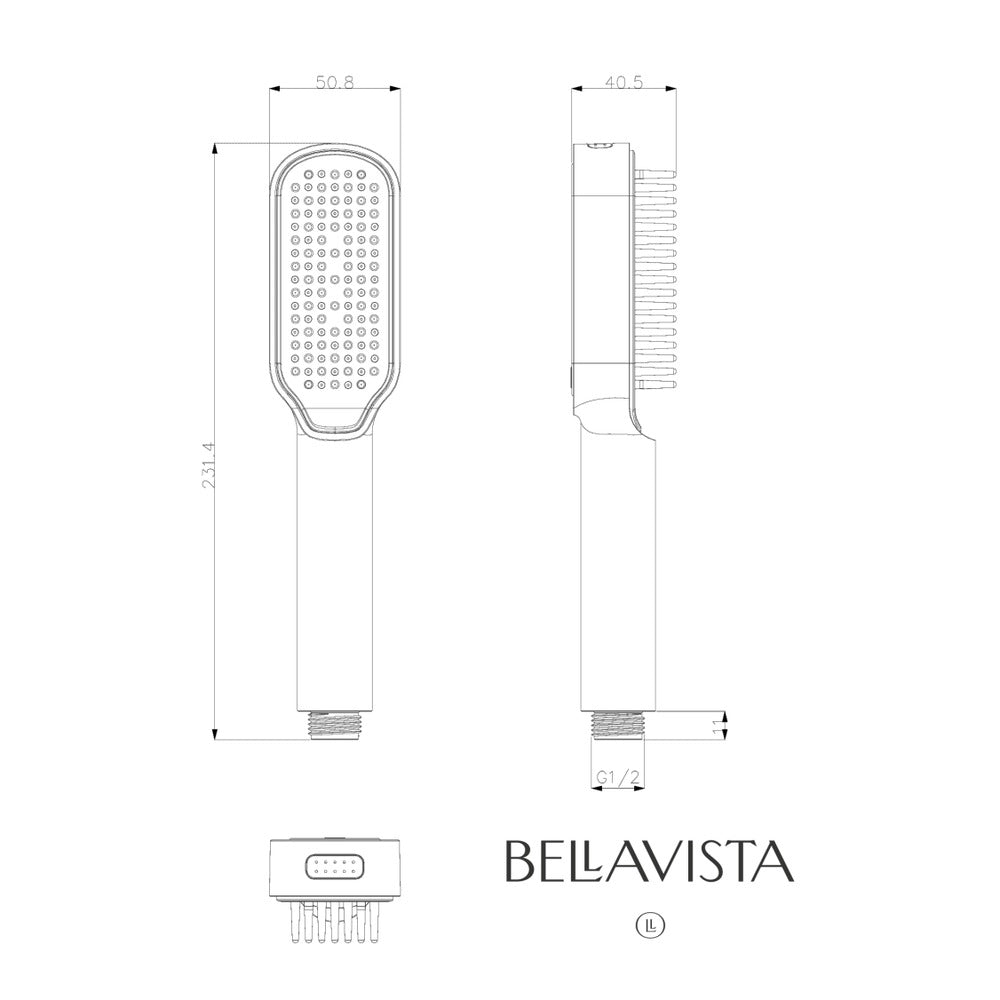 Pet Hand Shower - Gunmetal