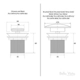 Corby Bath Pop-Up Waste - Black