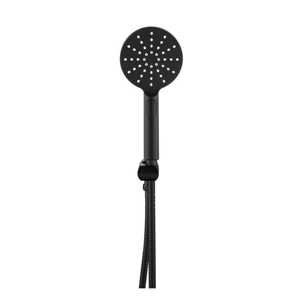 Mica Wide Hand Shower - Black