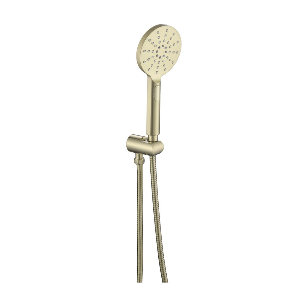Mica Wide Hand Shower - French Gold