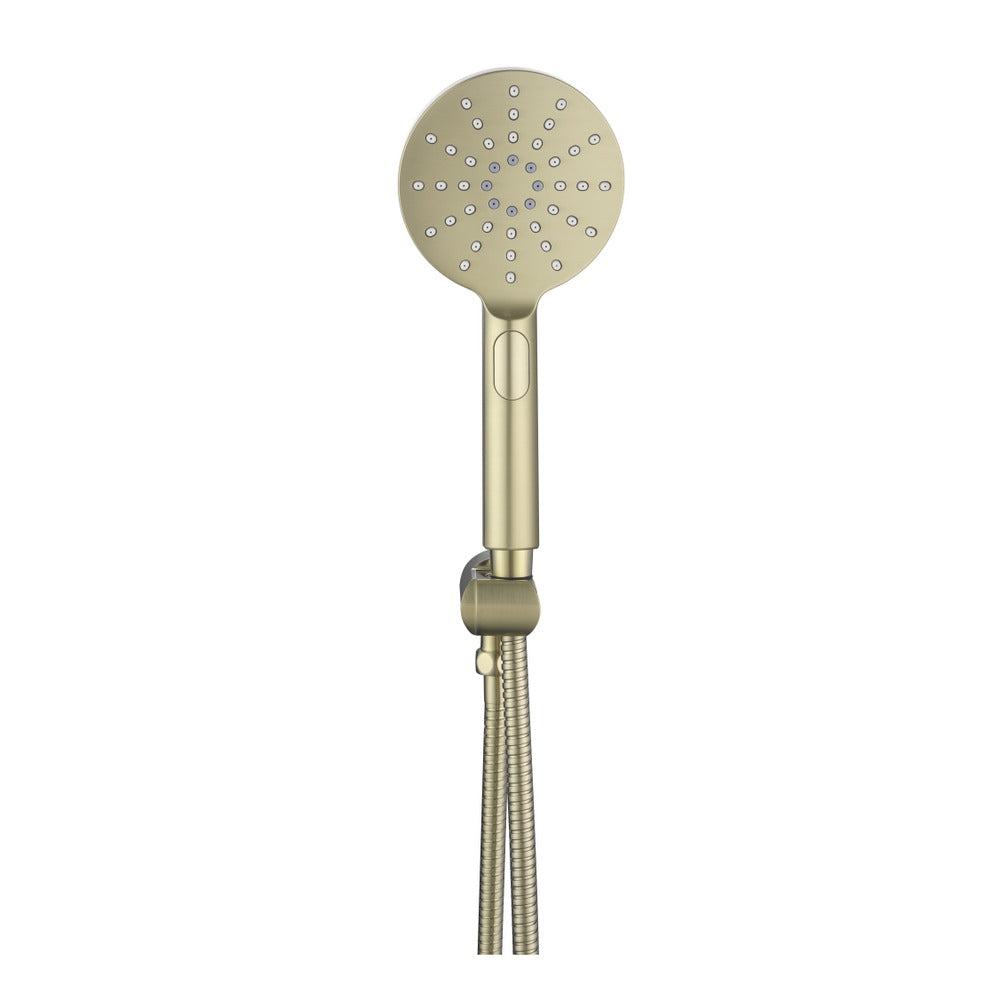 Mica Wide Hand Shower - French Gold