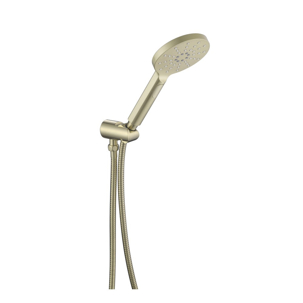 Mica Wide Hand Shower - French Gold