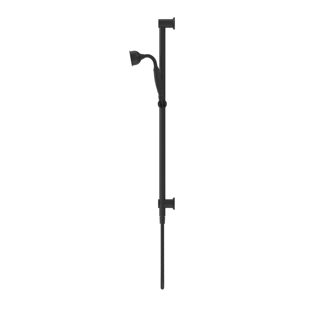 Mica Heritage Shower Rail - Black