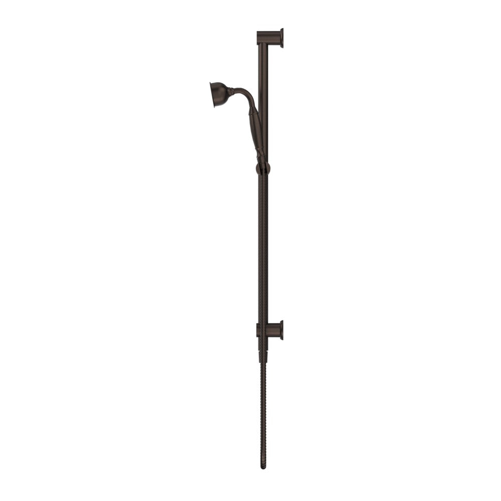 Mica Heritage Shower Rail - Dusk Bronze