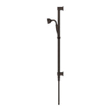 Mica Heritage Shower Rail - Dusk Bronze