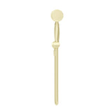 Mica Heritage Hand Shower in French Gold - side profile view