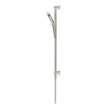 Mica Shower Rail - Inbuilt Inlet - Brushed Nickel